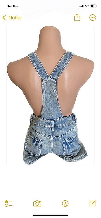 LC Waikiki XSIDE JEAN ŞORT TULUM/SALOPET 9-10 yaş