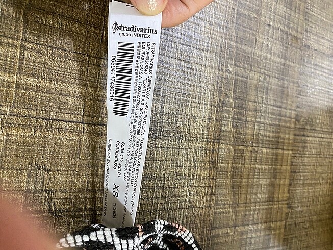 xs Beden Stradivarius kısa leopar desen crop
