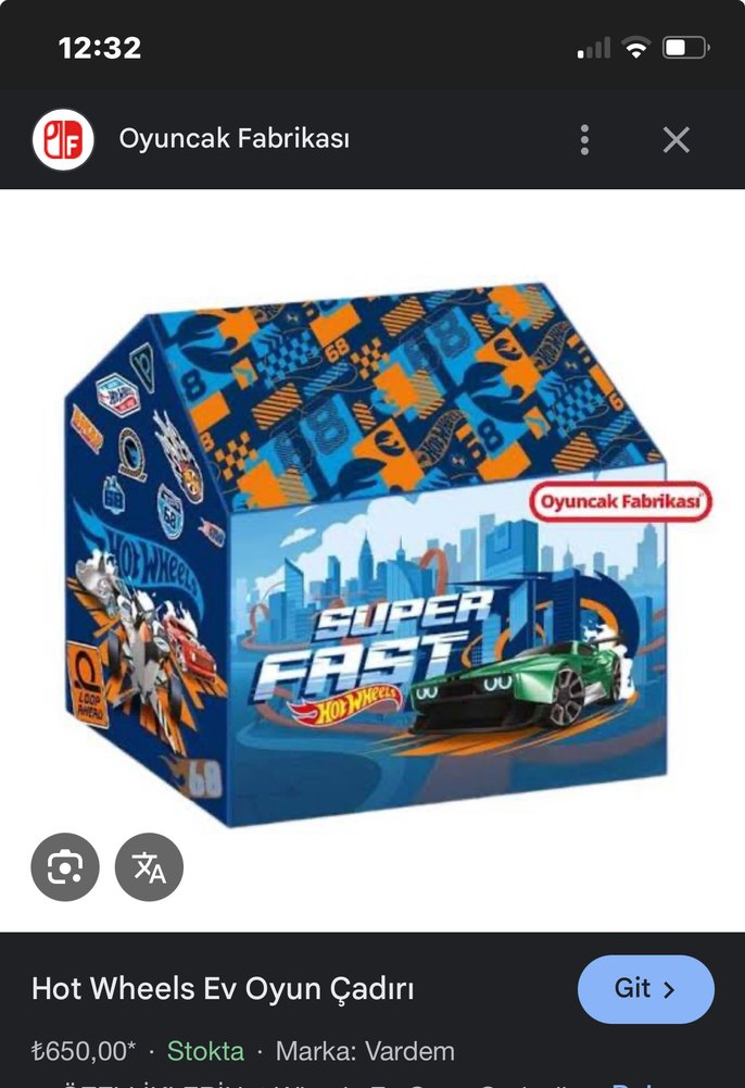 GOKIDY Hotwheels Oyun Çadırı 100x67x100cm - Görsel 2