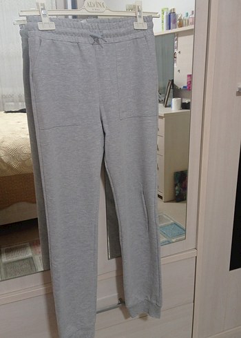 Gri çocuk Rahat Kesim Eşofman Altı - Görsel 2