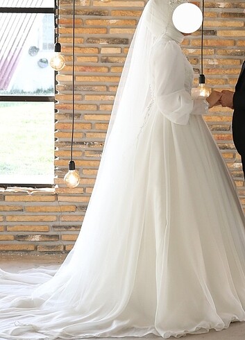 Tesettür Gelinlik - Görsel 9