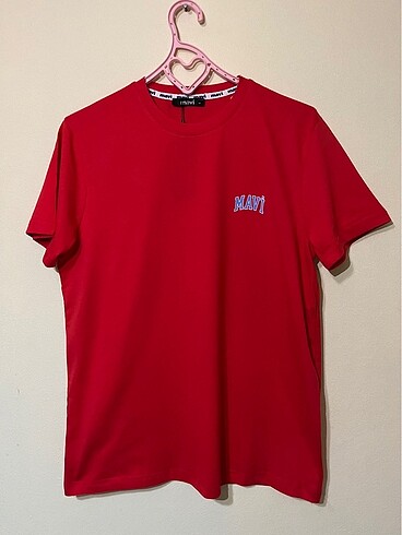 Orijinal etiketli mavi unisex tshirt