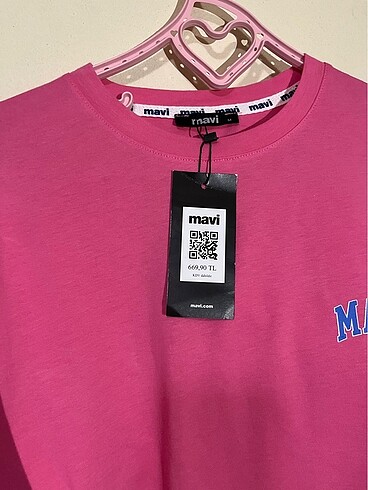 Mavi Jeans Orijinal etiketli mavi unisex tshirt