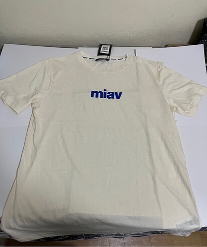 Orijinal etiketli mavi unisex tshirt