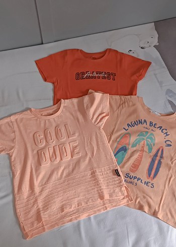H&M Primark LCW Pamuklu Erkek Çocuk T-shirt 3 Adet