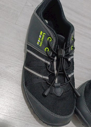 Lescon Siyah Spor Ayakkabı Velcro Bağcıklı - Görsel 2