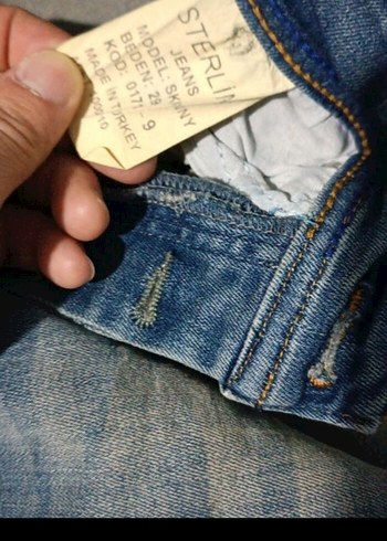 Erkek Mavi Denim Regular Fit Günlük Kot Pantolon ve gömlekler - Görsel 10