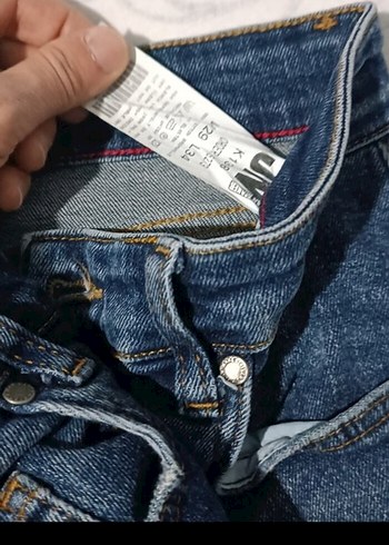 Erkek Mavi Denim Regular Fit Günlük Kot Pantolon ve gömlekler - Görsel 9