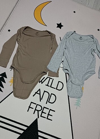 H&M 2 adet hm uzun kollu zıbın