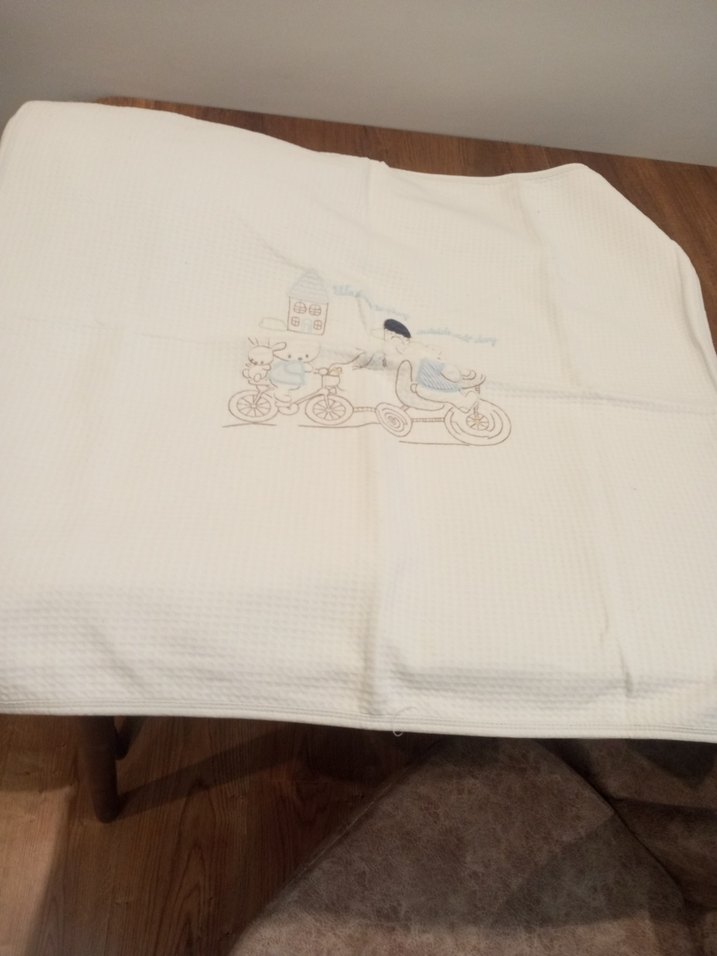 Nakışlı Beyaz Bebek Uyku Seti - Görsel 4