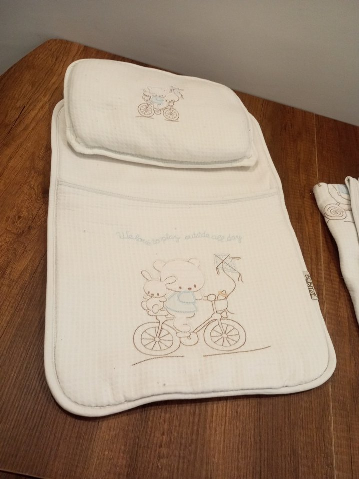 Nakışlı Beyaz Bebek Uyku Seti - Görsel 3