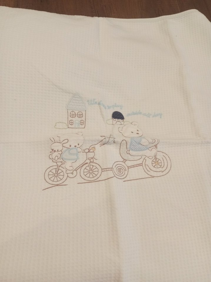 Nakışlı Beyaz Bebek Uyku Seti - Görsel 5