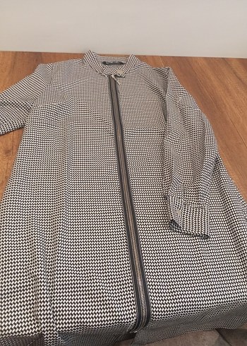 Düğmeli Kadın Midi Ceket - Görsel 4