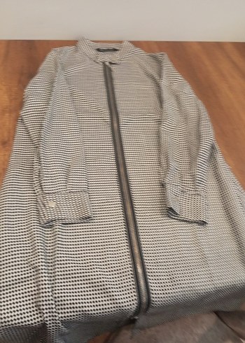 Düğmeli Kadın Midi Ceket - Görsel 3