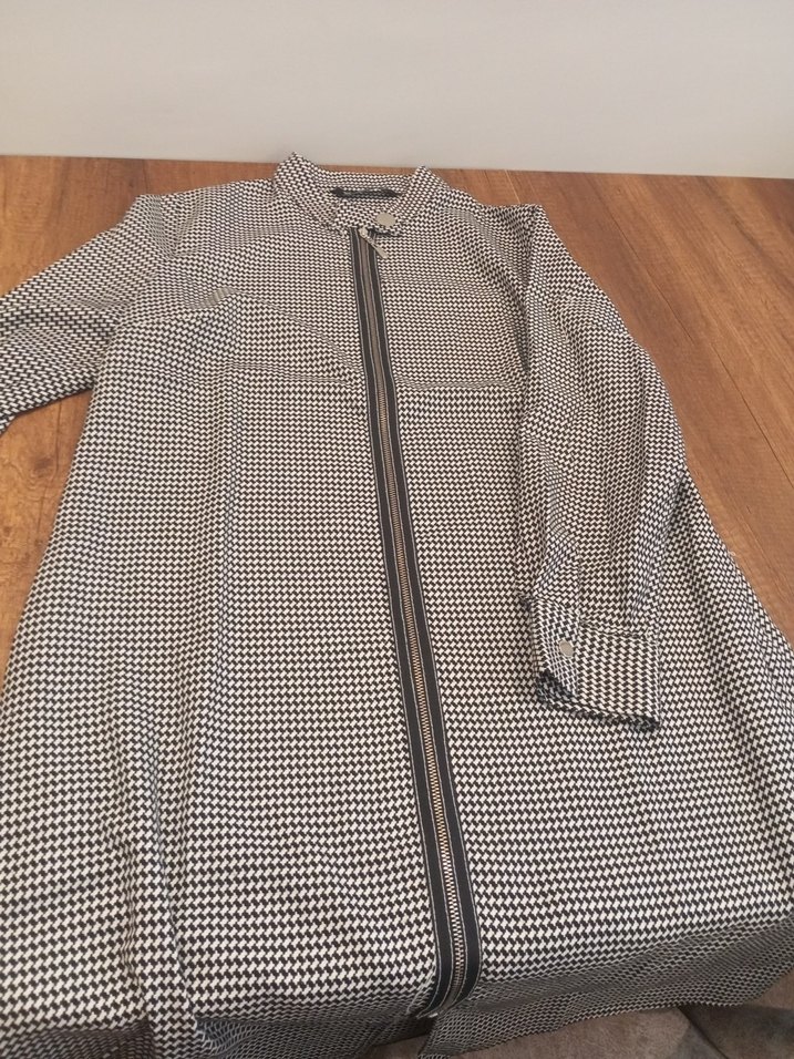 Düğmeli Kadın Midi Ceket - Görsel 4