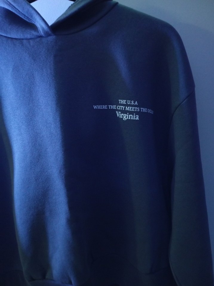 Siyah Kapüşonlu Rahat Kesim Sweatshirt - Görsel 5