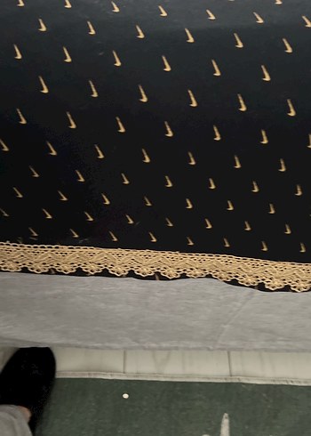 Siyah Düz Yatak Örtüsü - Görsel 4