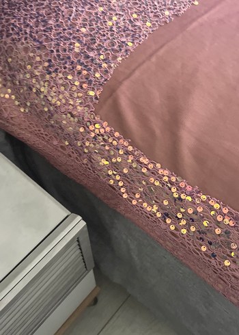 Parlak Pembe Düz Yatak Örtüsü - Görsel 3