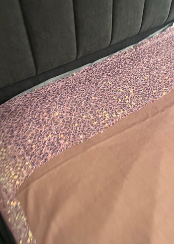 Parlak Pembe Düz Yatak Örtüsü - Görsel 2