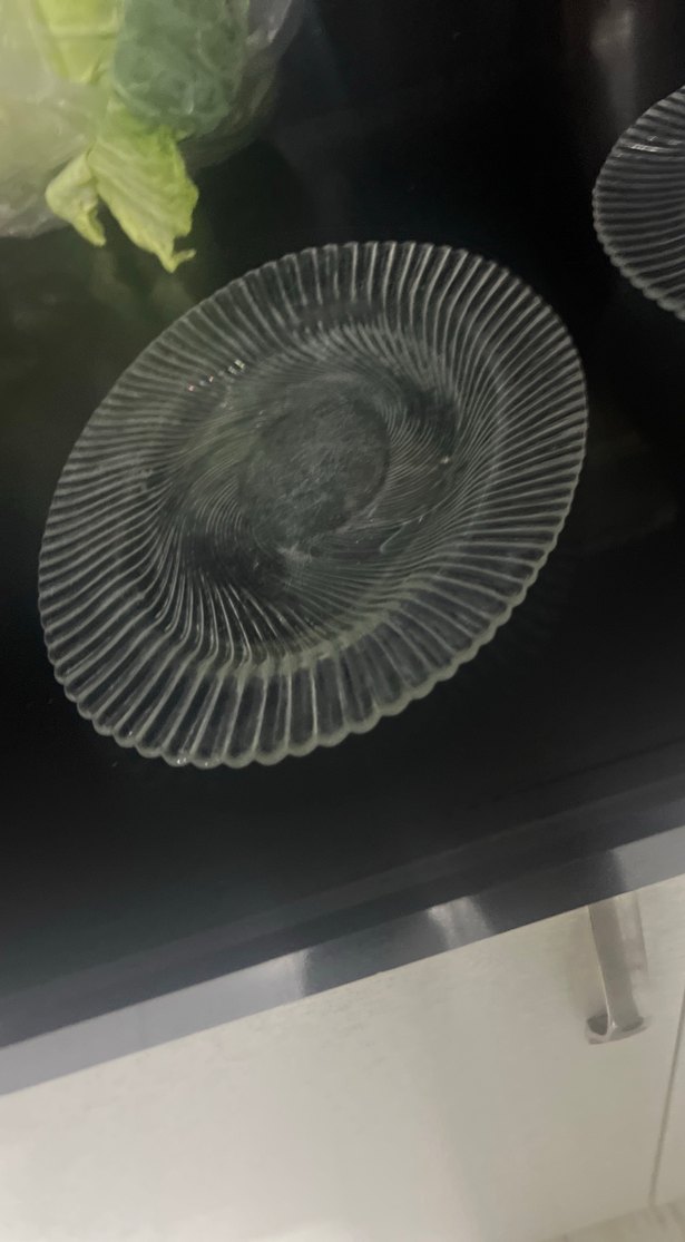 Beyaz Parlak Cam Tabak - Görsel 3