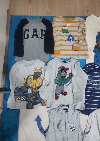 Gri Fermuarlı Erkek Çocuk Yelek sweatler - Görsel 3