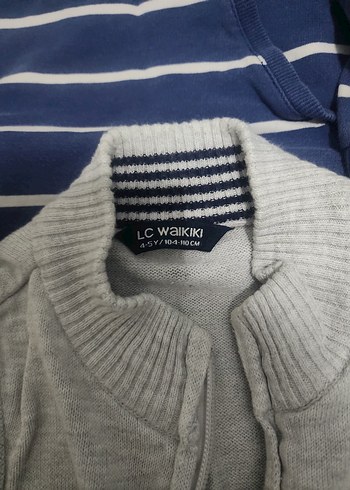 Gri Fermuarlı Erkek Çocuk Yelek sweatler - Görsel 2