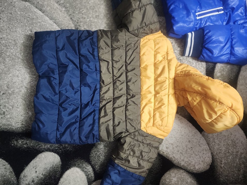 Erkek Çocuk Renk Bloklu Fermuarlı Mont - Görsel 3