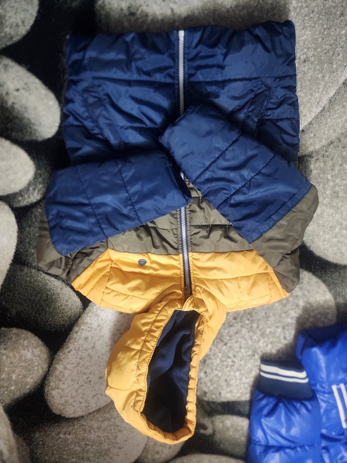 Erkek Çocuk Renk Bloklu Fermuarlı Mont - Görsel 4