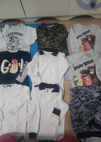 Erkek Çocuk Çizgili Pamuklu Triko Kazak - Görsel 9