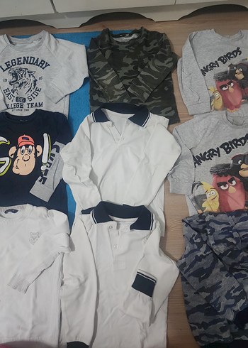 Erkek Çocuk Çizgili Pamuklu Triko Kazak - Görsel 8