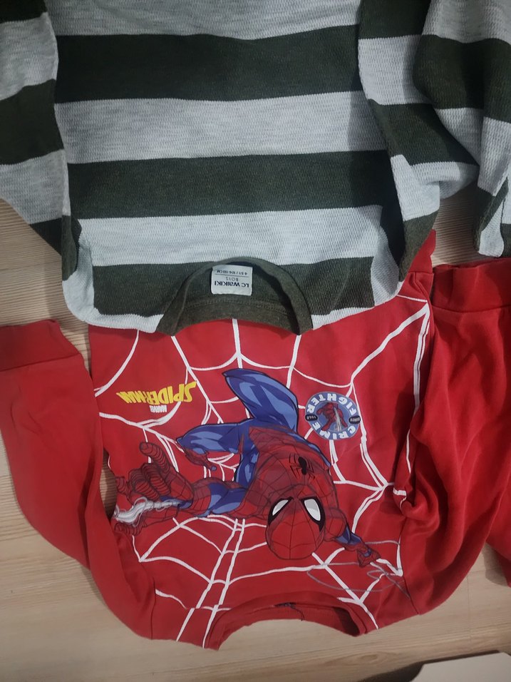 Erkek Çocuk Çizgili Pamuklu Triko Kazak - Görsel 4