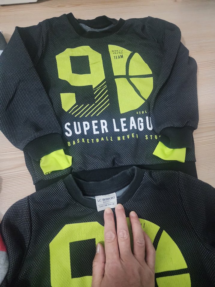 Erkek Çocuk Çizgili Pamuklu Triko Kazak - Görsel 2