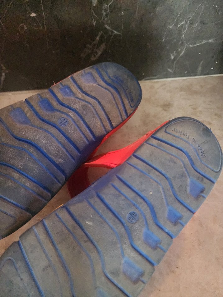 Erkek Çocuk Mavi Kaydırmaz Sandalet - Görsel 2