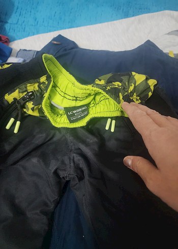 Kapüşonlu Fermuarlı Erkek Çocuk Mavi Sweatshirt - Görsel 10