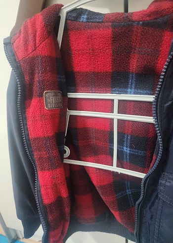 Kapüşonlu Fermuarlı Erkek Çocuk Mavi Sweatshirt - Görsel 16