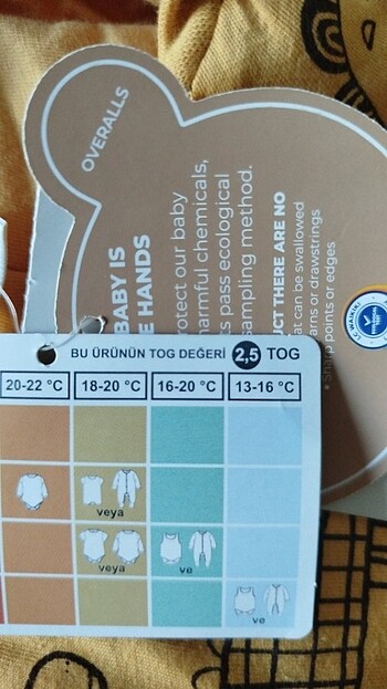 24-36 Ay Beden Uyku tulumu 