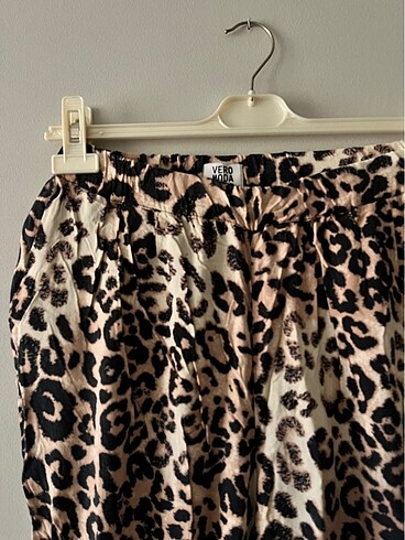 Diğer Leoparlı Viskon Kumaş Pantolon