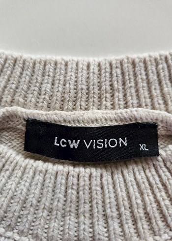 Bej Kadın Triko Kazak - Görsel 2