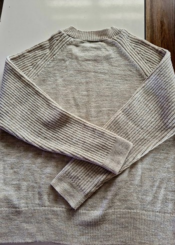 Bej Kadın Triko Kazak - Görsel 4