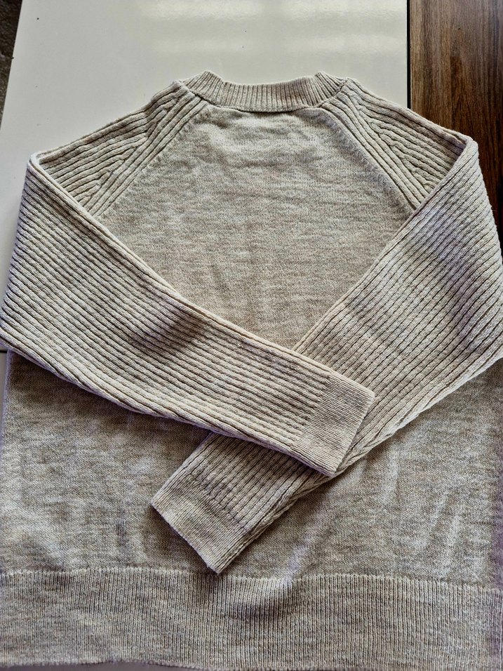 Bej Kadın Triko Kazak - Görsel 4