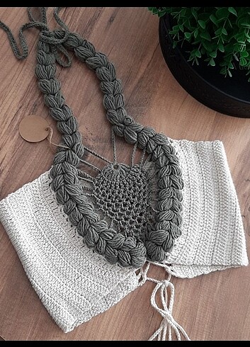 Yazlık örgü crop