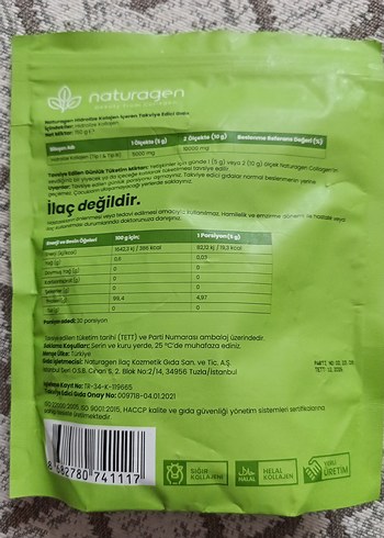 Naturegen gurme collagen peptides - Görsel 2