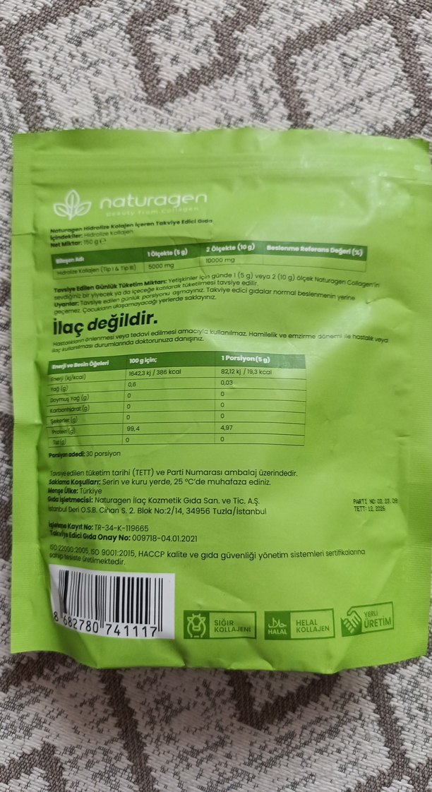 Naturegen gurme collagen peptides - Görsel 2