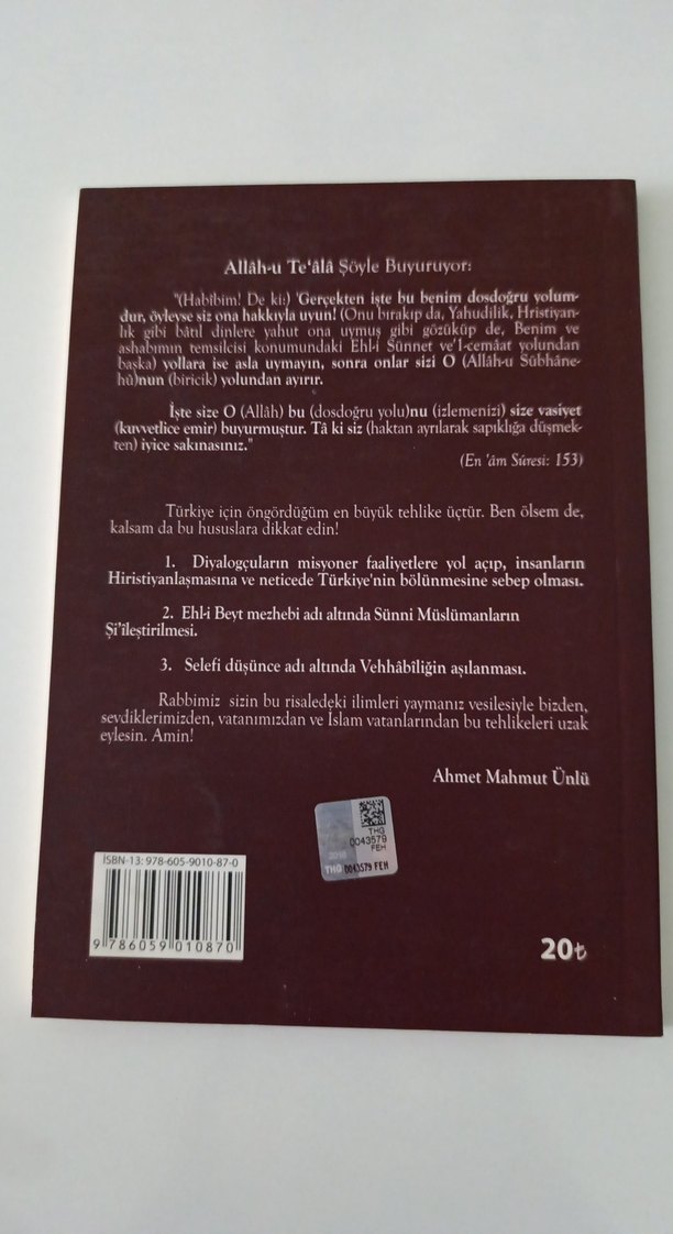 3 Vasiyetim - Ahmet Mahmut Ünlü - Görsel 2