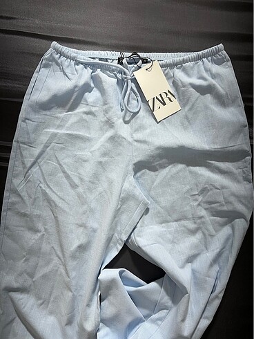 ZARA KETEN KARISIMLI BOL KESİM PANTOLON
