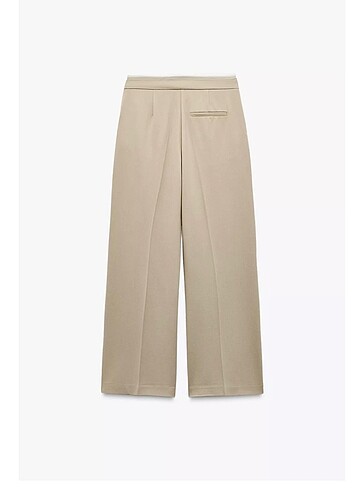 l Beden ZARA ÇİFT BEL BANTLI WİDE LEG PANTOLON