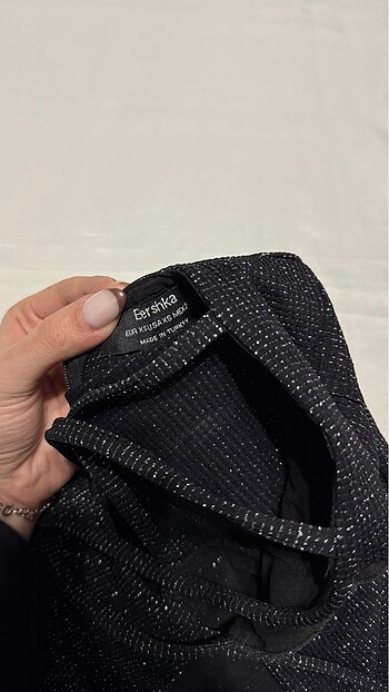 xs Beden siyah Renk Bershka Elbise
