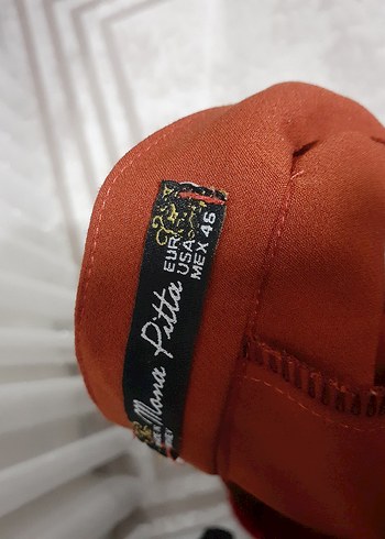 kiremit Midi Kadın Kumaş Pantolon - Görsel 4