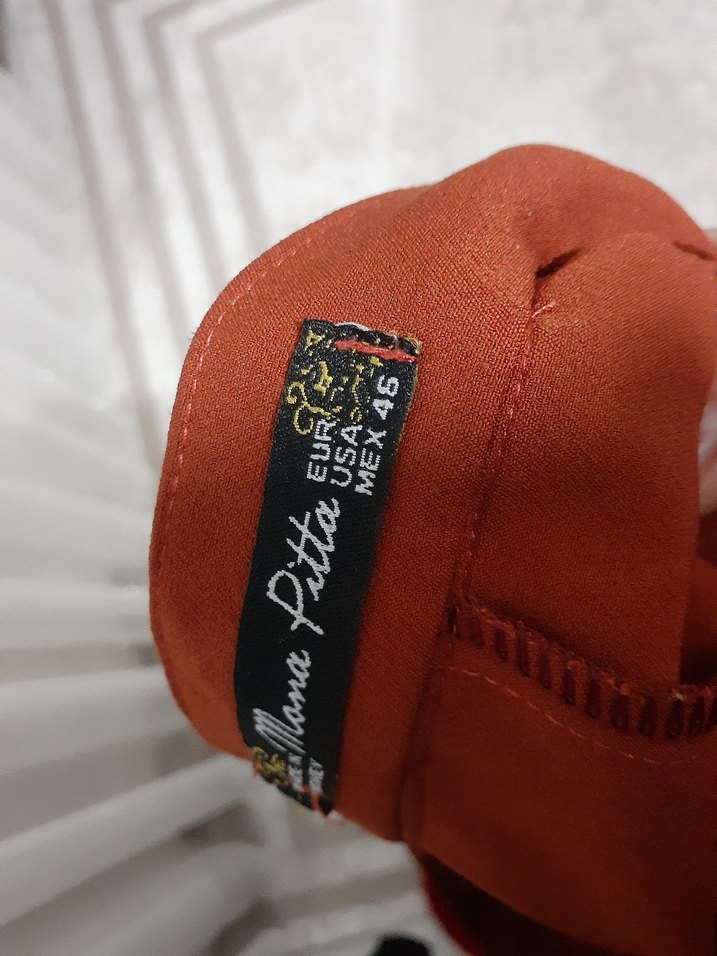 kiremit Midi Kadın Kumaş Pantolon - Görsel 4