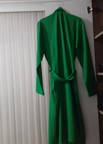 Uzun Yeşil Kadın kap - Görsel 5